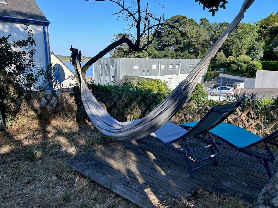 Maison Vue Mer, Entre Port Et Plage Port Manech Névez Exterior foto