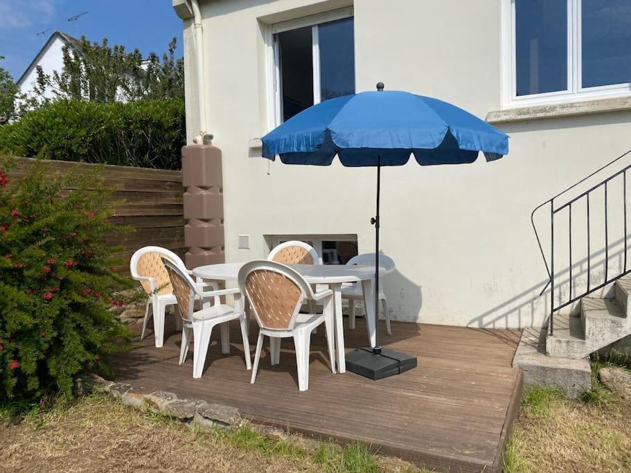 Maison Vue Mer, Entre Port Et Plage Port Manech Névez Exterior foto